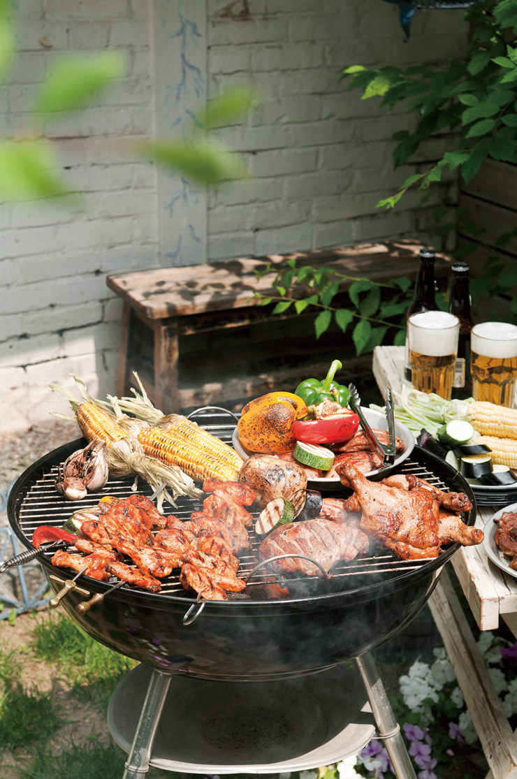 비비큐몰 캠핑장 간편메뉴. 제공:제너시스BBQ